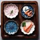 Ceramic Taste Dish Flower Shape Porcelain Nut Saucer Small Plate Mini Soy Sauce Seasoning Tableware Household Kitchen Supplies