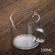 60/75ml Espresso Shot Glass Double Spouts Glass Measuring Cup Heat-Resistant Handle Clear Scale Wine Milk Coffee Measure Jug